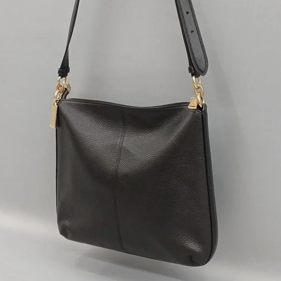 Coach Black Crossbody Bag with Gold Accents - Picture 2 of 8